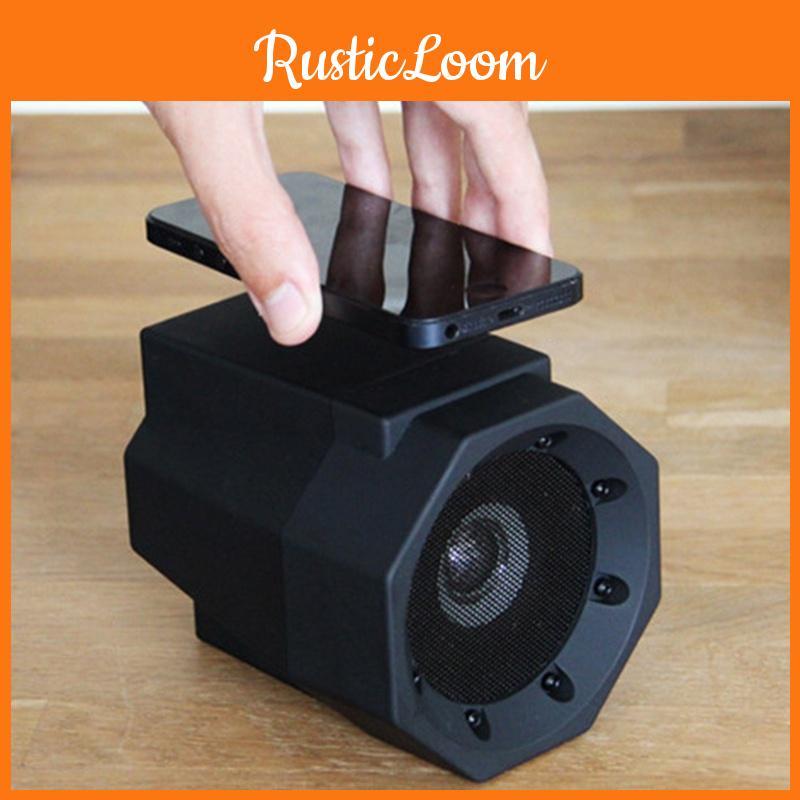 Portable Cell Phone Wirelesstouch Speaker Audio Dock Boom Box No Speaker Cables