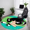 1pc Powerpuff Girls Blossom Office Round Area Rug, Under Office Chairs Bedroom Living Room Home Decor  A1022124