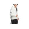 Adidas Originals Trefoil Solid Patch Logo Stand Collar Fleece Jacket Unisex Jackets White HS2005