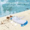 Swimming Pool Curved Vacuum Cleaner Suction Head Save Labour Bath Spas Hotel Shower Cleaning Brush Swimming Pool Cleaning Tools