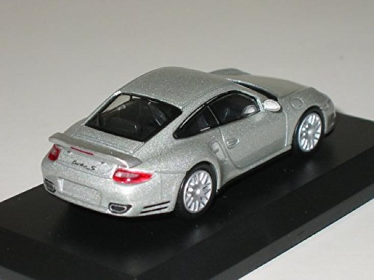 Kyosho Porsche Miniature Car Collection 5 Circle K Sunkus Limited Scale 911 Turbo S Single Item 1/64 (Silver)