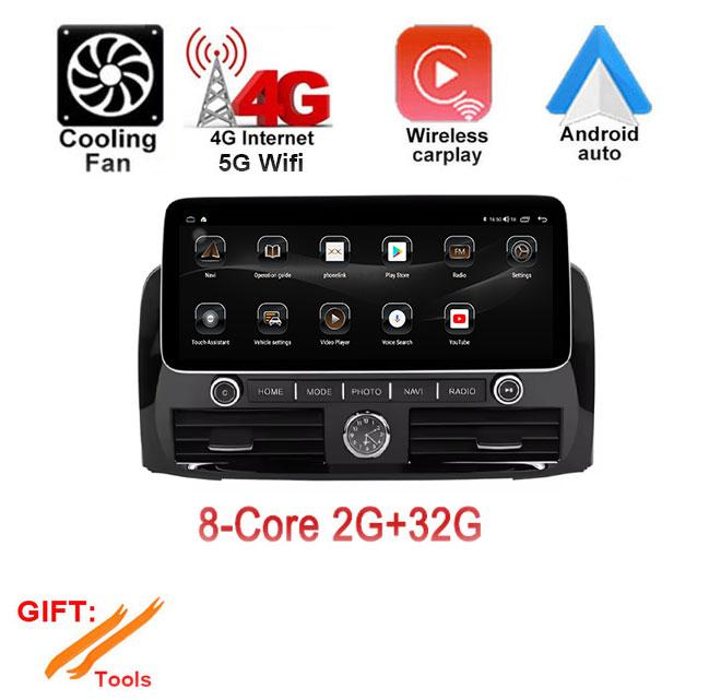 For Toyota Prado 2004-2009 Carplay Android 14 Car Radio Multimedia Video Player Navigaion Head Unit Stereo 2Din Audio