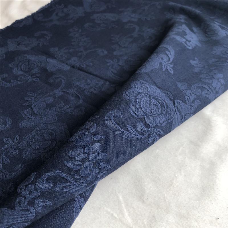 Autumn/Winter Thickened Double-Sided Cotton Linen Jacquard Hanfu Robe Dress Fabric