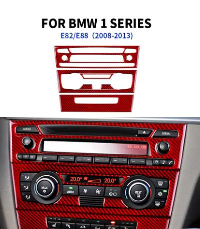 Sticker For BMW 1 Series E82 E88 2008-2013 Accessories Carbon Fiber Car Automatic Special Interior Trim Cover Sticker Styling