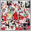 Inuyasha Anime Character Stickers - 50 Sheets of Colorful Japanese Manga Designs for Decoration
