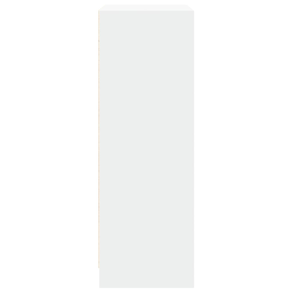 LED Sideboard White 77 X 34 X 100 Cm Engineered Wood
