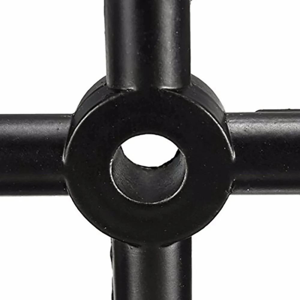 4-in-1-Multifunktionskreuz für Elektriker und Klempner, Schalterschlüssel, universeller Vierkant-Dreiecksschlüssel, für Gaszug-Entlüftungskühler