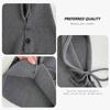 Korean balaclava hat for women, winter couple's warm hat with integrated neck warmer and ear protection, knitted wool hat