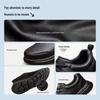 Herren Freizeit-Slipper aus Leder - Weiche Sohle & Obermaterial, Ideal für Menschen mittleren Alters und ältere Menschen.