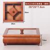 Solid Wood with Cover Dried Fruit Box Snack Storage Box Chinese Style Nut Dried Fruit Plate Living Room Home Sorting Container