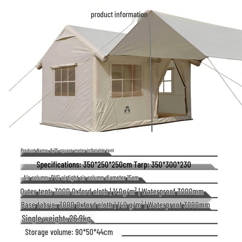 Inflatable Tent Tarp: Two-in-One Outdoor Camping Essential