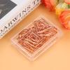 Gold Metal Electric Plate Paper Clips, 12pcs   Paper Clips Funny Bookmark Marker, Unique Design, Delicate Processes for Study and Work