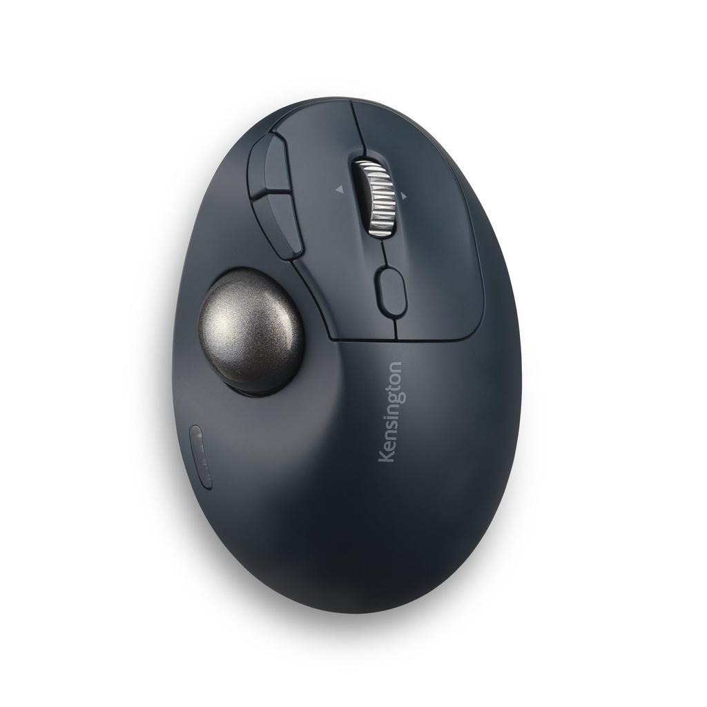 Kensington Pro Ergo TB550 Wireless Patented Ball Ejection Bluetooth Low 9 Function K72196JP Fit® Trackball, Button, @ Energy, Buttons,