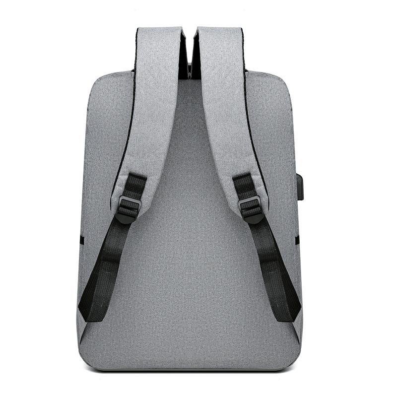 New Unisex Solid Color Waterproof and Breathable Business Fashion Casual All-match Daily Saving Backpack