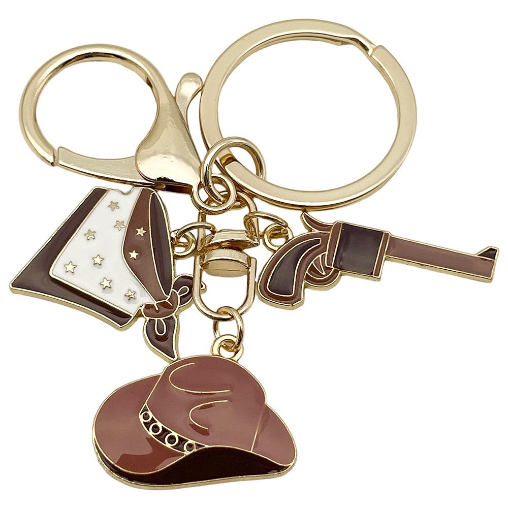 Retro Alloy Denim Boots Keychains & Charms: Unique Women's Accessories