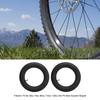Durable Inner Tube with Natural Rubber Shock Absorption and Puncture Compatible with Rims for and Razor RSF650 Bend Valve 3.50/3.00-10 Resistance,