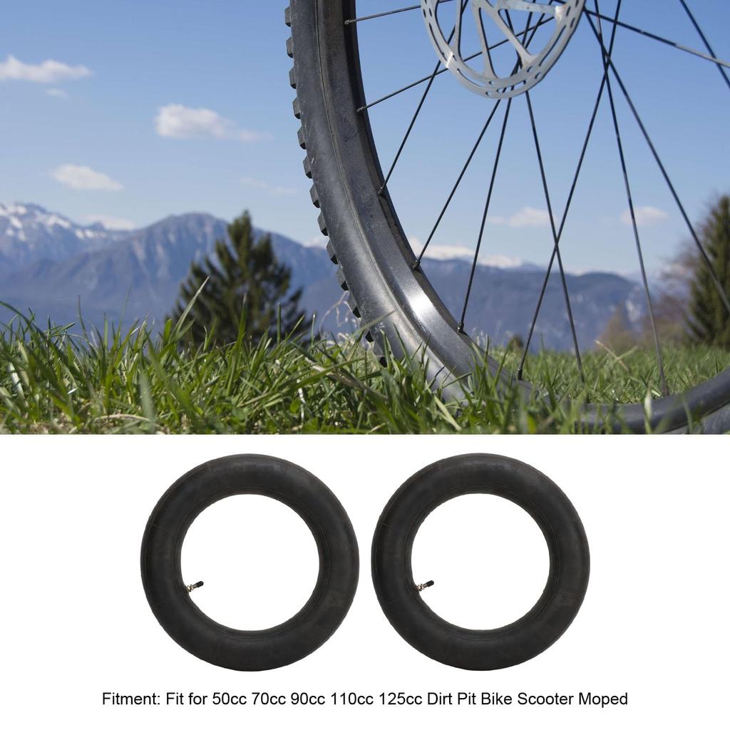 Durable Inner Tube with Natural Rubber Shock Absorption and Puncture Compatible with Rims for and Razor RSF650 Bend Valve 3.50/3.00-10 Resistance,