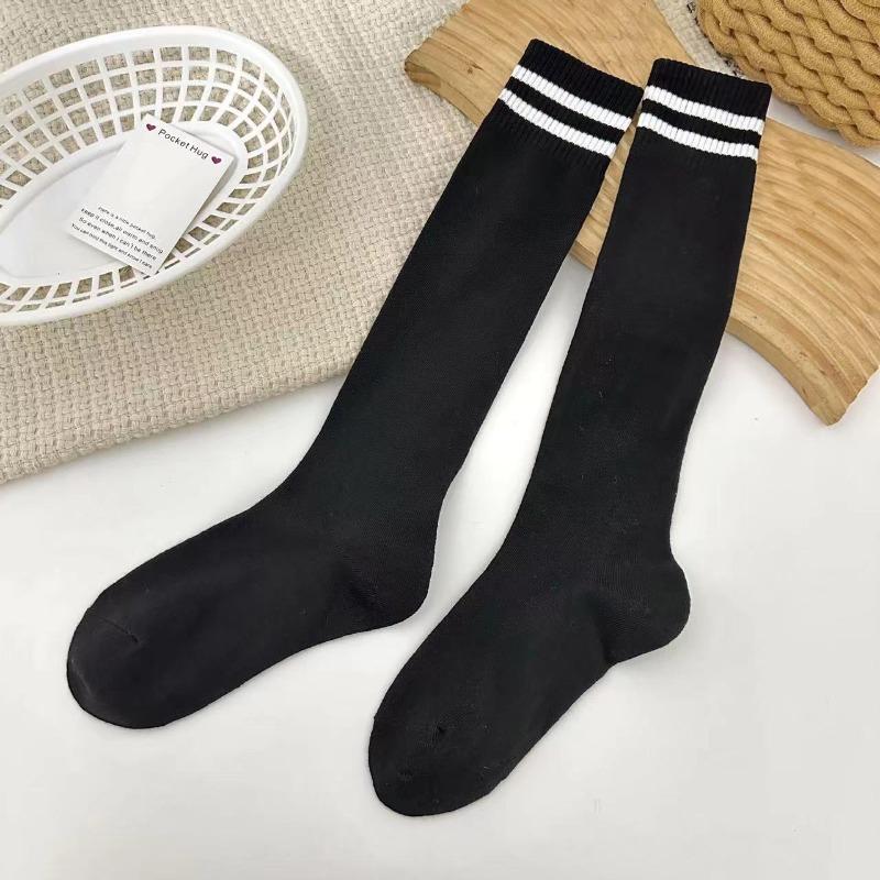 Unisex Compression Socks Football Socks Non-slip Long Tube Knee High Stockings Socks Striped Soccer Socks Running Sports Socks