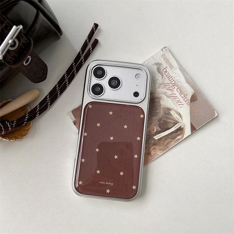 

Maillard Brown Electroplated Phone Case for iPhone 17/16 Pro Max/15/14 iPhone 14