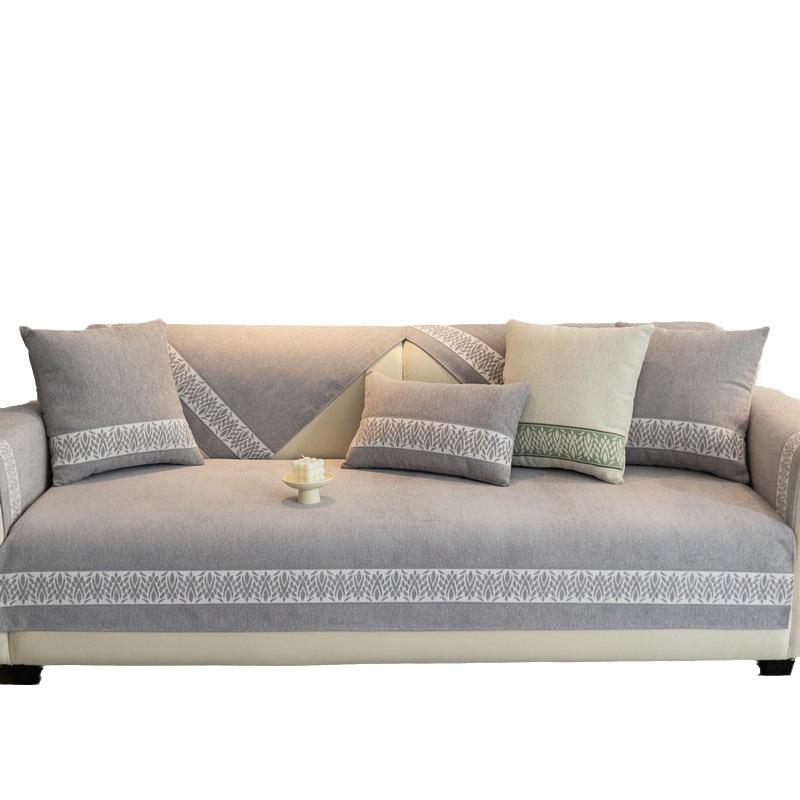 Chenille Sofa Cushion Four Seasons Universal Non-Slip Seat Cushions Sofa Cover Backrest Cover Towel