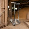 Sack Holder Frame Metal Grain Bagging Stand Adjustable Bag Long-Lasting