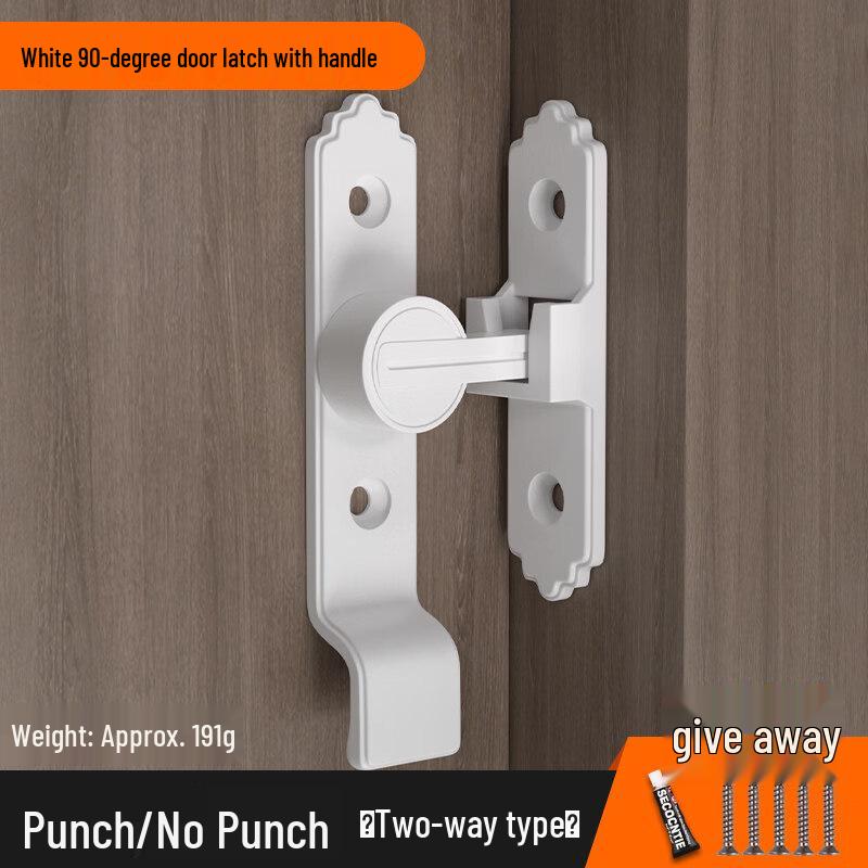 Rongyu 4th Gen 90-Degree No-Drill Glass Cabinet Password Lock