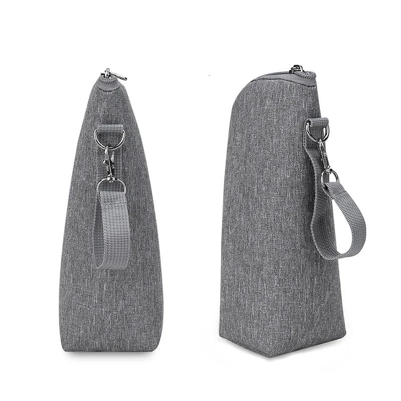 Bolsa para Biberones Portátil Calentador de Biberones para Mamá Molde de Aluminio para Alimentación de Bebés Aislamiento Bolsa para Colgar en el Cochecito para Salidas