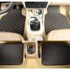 4Pcs Car Floor Mats Custom Front Rear Liner Auto Mat Carpets PU Leather Cushion