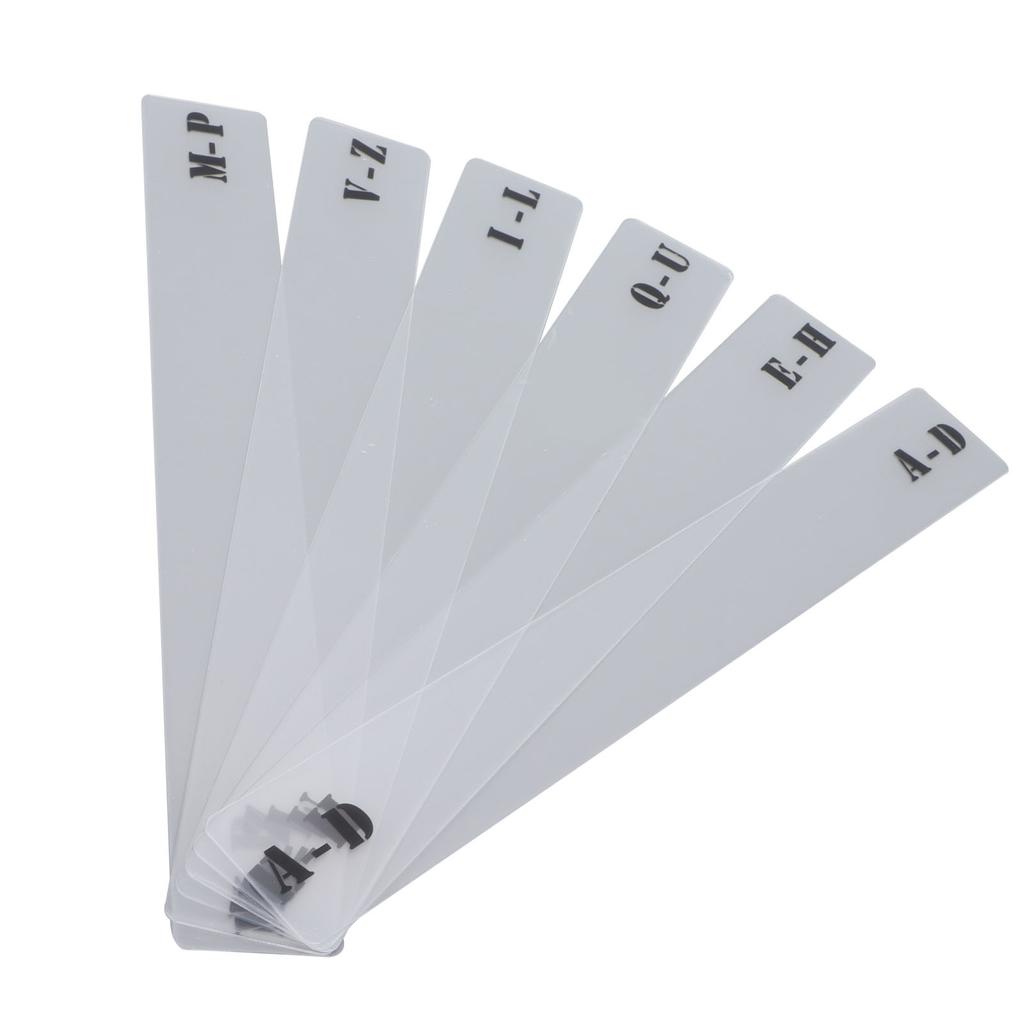 GKR34B Vinyl Record Divider Card AZ Horizontal Label Record Organizer Index Card for Vinyl Record Shelf Storage