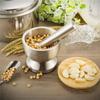 Sturdy Mortar and Pestle Double Stainless Steel Pill Crusher Comfy Grip Spice Grinder  Household