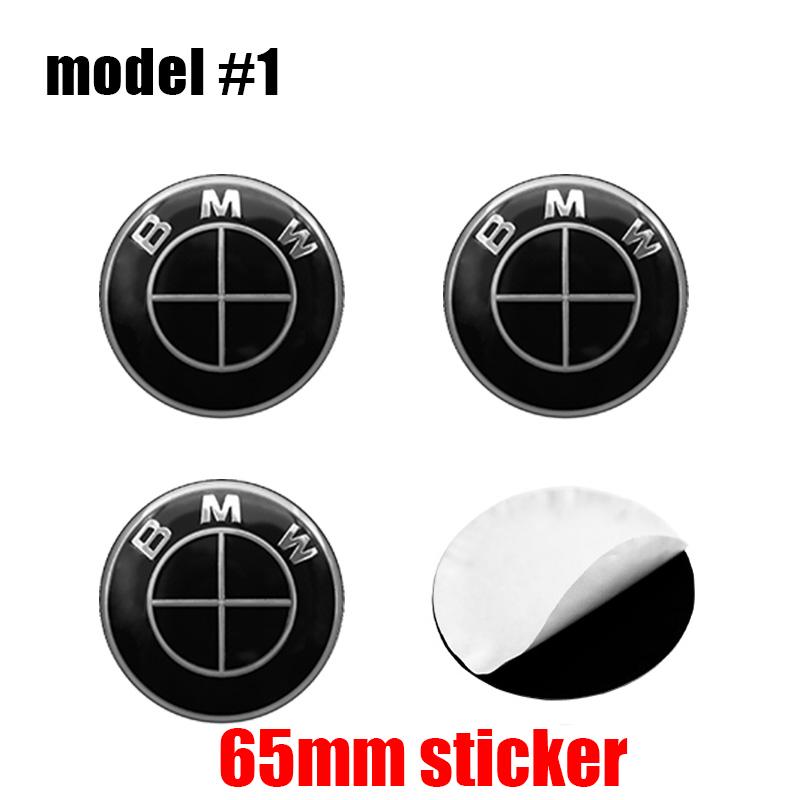4Pc 56mm 60mm 65mm 68mm Car Wheel Center Hub Cap For BMW E34 E46 E39 E38 E90 E38 E36 F30 F30 F10 E92 Rim Cover Sticker Accessory