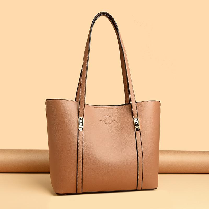 Bolsa Tote Moderna e Minimalista, Bolsa de Ombro de Grande Capacidade, Bolsa Tote Retrô, Bolsa de Mão Feminina, Bolsa de Ombro Casual para Compras