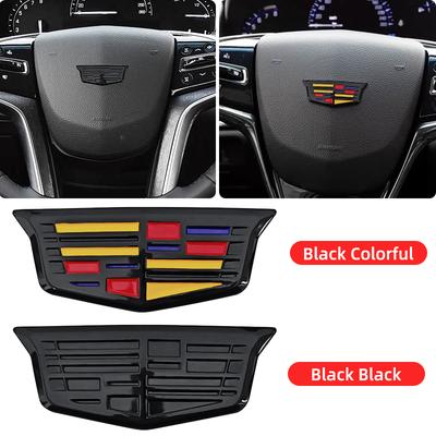 ABS Emblem Car Steering Wheel Center Cover Badge Modification Accessory Sticker For CT4 CT5 CT6 XT4 XT5 XT6 ATS XTS