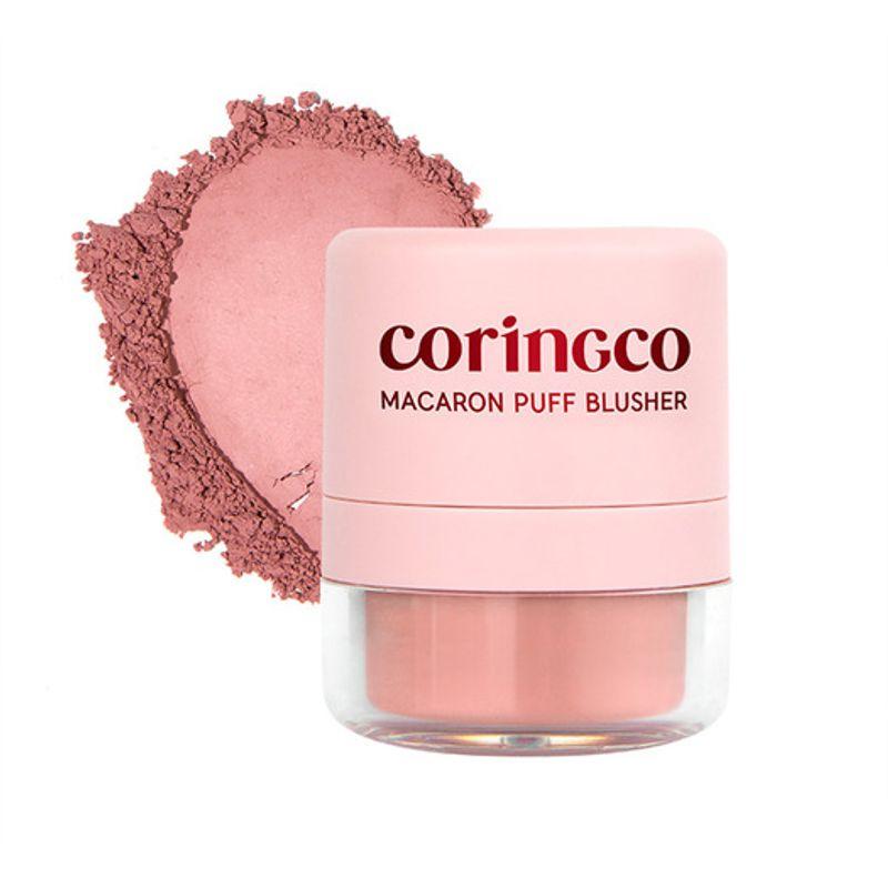 coringco macaron puff blusher (3 colors)