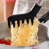 Nylon Tipped Kitchen Tongs Long Handle Salad Clip Nonslip Pastas Claw For Serving Noodles Vegetables And Grilling