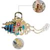 Pearl Cheongsam Design Hair Clip Tassels Metal Shark Clip Exquisite Chinese Style Hair Claw  Female