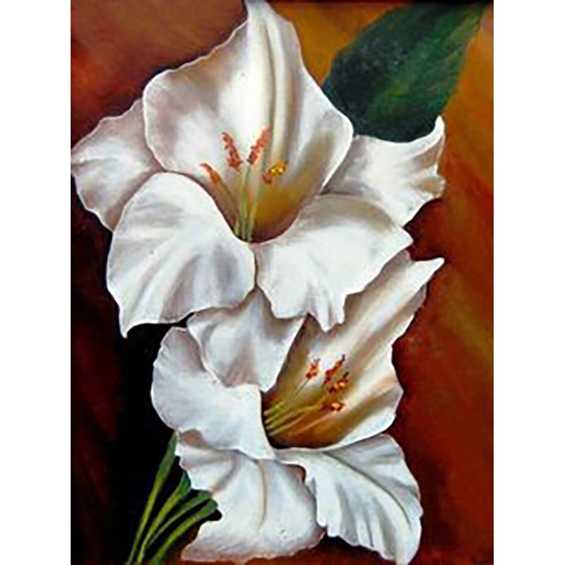 5D DIY Diamond Painting Flowers Rose Cross Stitch Kit Full Round Drill Embroidery Mosaic Wall Art Rhinestones Home Decor Gift