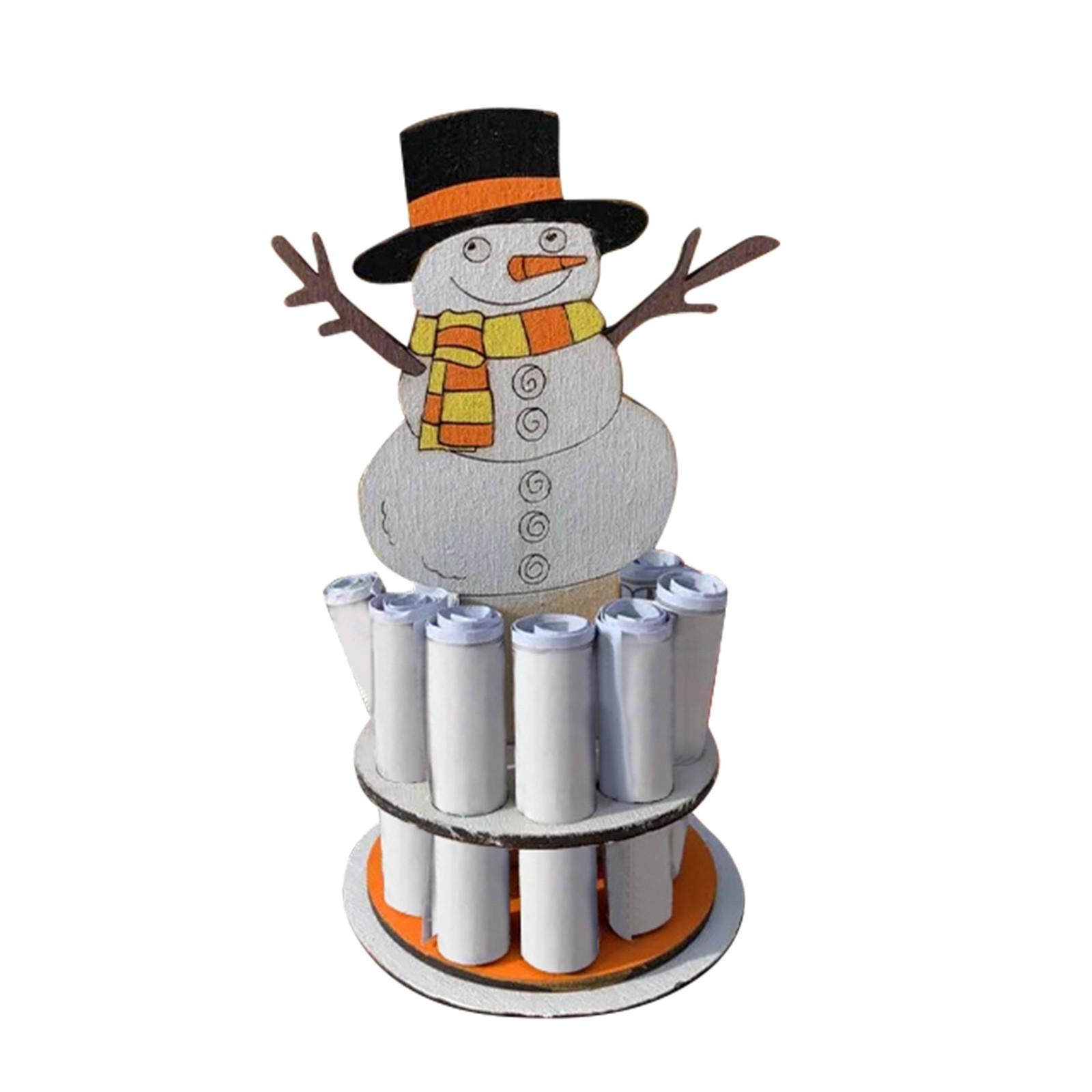 

Рождественский деревянный кошелек, креативное украшение, праздничное украшение One Size