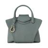Toff & Loadstone Bianto Tragetasche (S) Handtasche mit Schultergurt, Geprägtes Rindsleder, Einheitsgröße, Marineblau-Grau