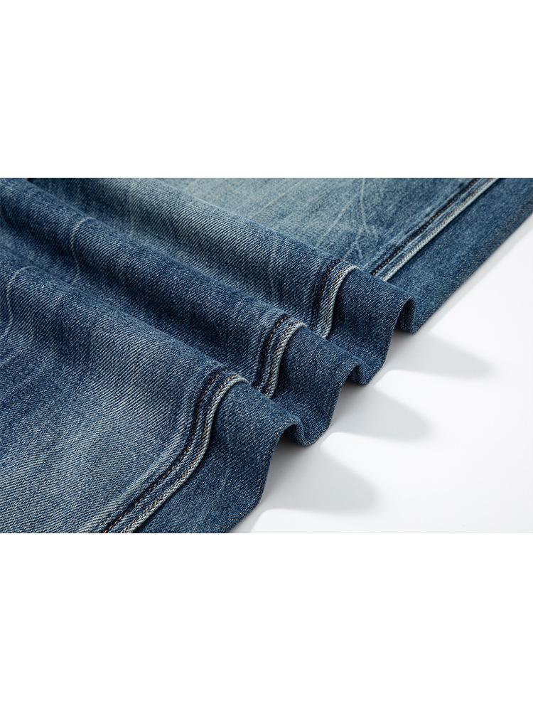 Damen Jeans mit hoher Taille und weitem Bein, 2026 Frühjahr/Sommer Koreanischer Stil, Nicht-Stretch Petite Neun-Zehntel Länge Hose