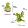 Resin Dragon Baby Miniature Figurine Micro Landscape Decorations Fairy Garden Dollhouse DIY Ornaments