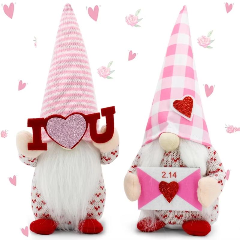 24pcs Valentine's Day Gnome Beard Making Costume Kit, DIY Craft Kit for Handmade Projects, Perfect for DIY Crafts