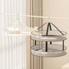 1/2 Layer Clothes Drying Basket with Hanging Hook Multifunctional Dry Clothes Net Pocket Mesh Anti-Deformation Drying Bag