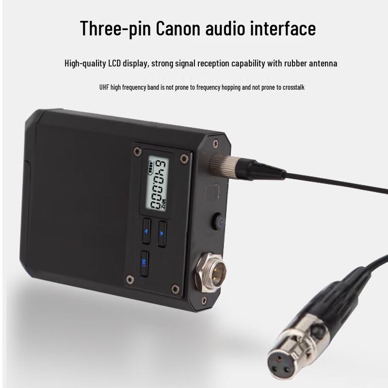 Système de microphone sans fil Weishu DC-10 Professionnel Bande U (Version CN)