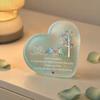 Inspirational Hanging Ornaments Heart Ornament with Heartwarming Message, Best Friend Decorative Acrylic for Friends Keepsake, Desk Decoration