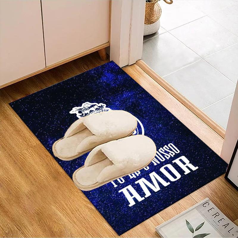 Fc Crest Design Printed Office Carpet Chair Cushion Entryway Rug, Rugs for Living Room, Bedroom Christmas gifts
