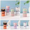 with Straw Handle Stainless Steel Thermos Mug Straw Thermal Water Bottle  Coffee Tea