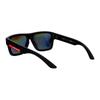 Prada Mirror Side Logo Injection Molding Irregular Sunglasses Unisex Couple Style Black