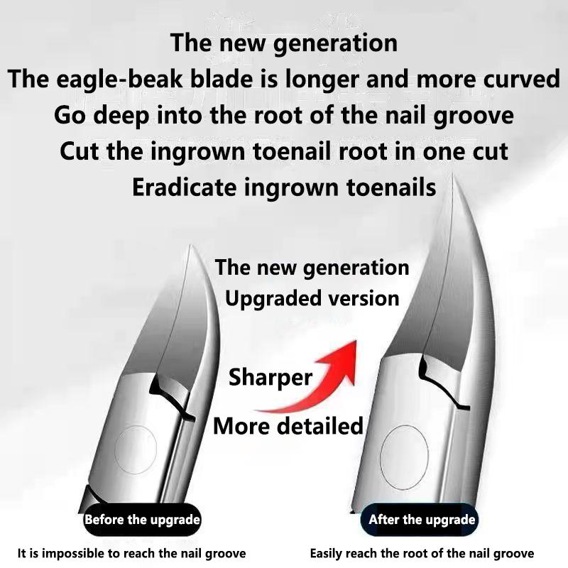High-hardness Eagle Beak Pliers, Professional Nail Clippers for Nail Grooves, Stainless Steel Pedicure Scissors, a Magic Tool