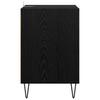 TV Stand Black Oak Effect 100 x 35 x 55 cm Particleboard